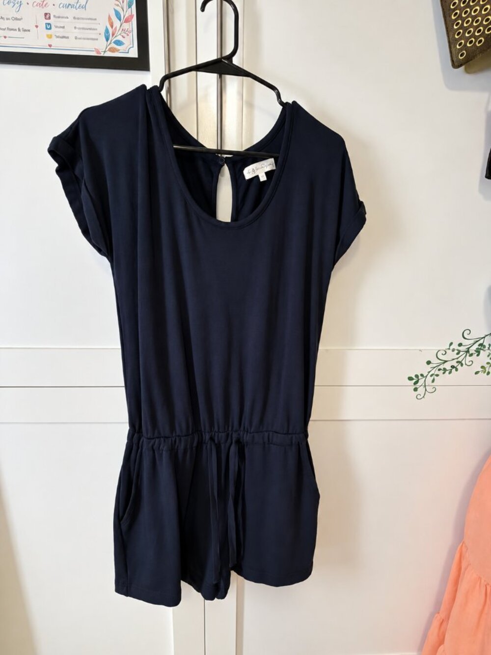 Lou & Grey for LOFT - Dark Navy / Almost Black Romper • size X Small